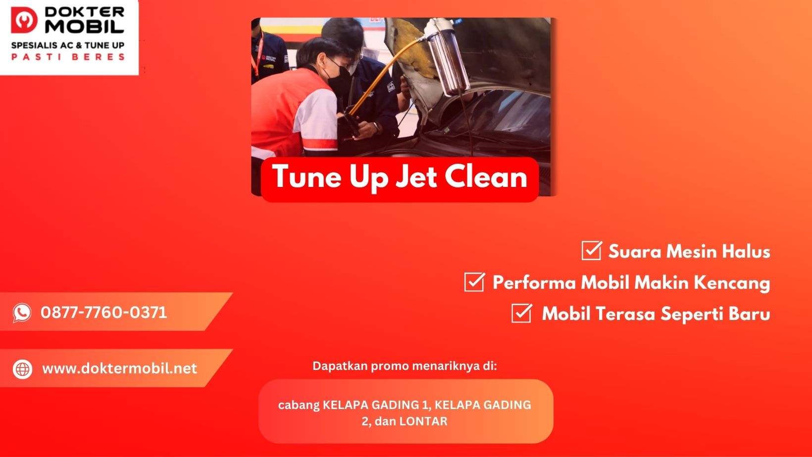 SERVICE TUNE UP MOBIL TERBAIK JAKARTA DI DOKTER MOBIL