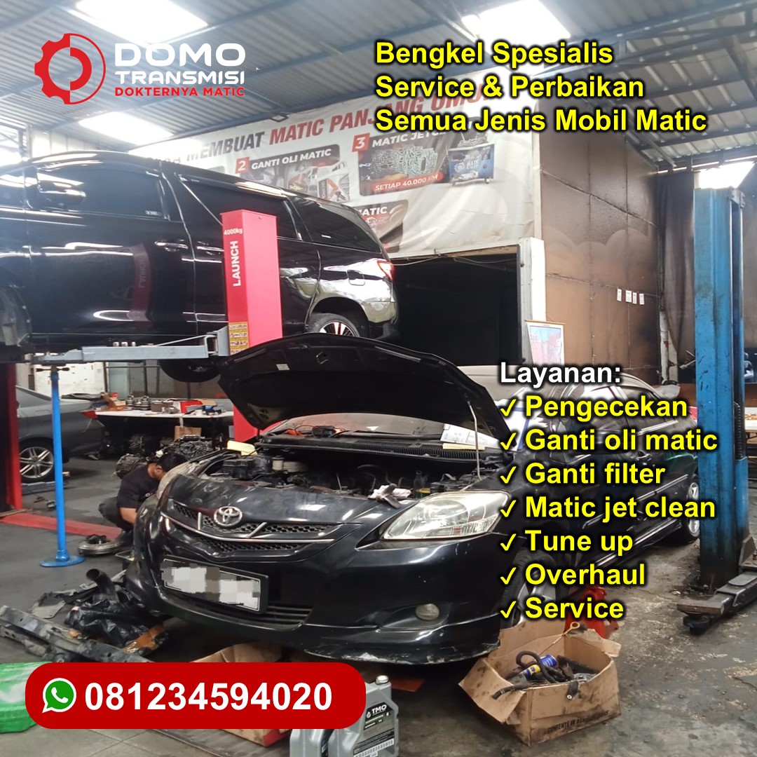 bengkel mesin mobil matic di Jakarta