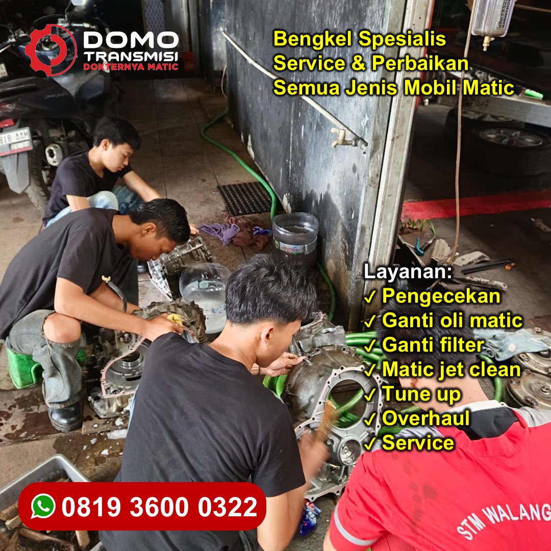 Performa Maksimal Bengkel Spesialis Transmisi Matic Surabaya